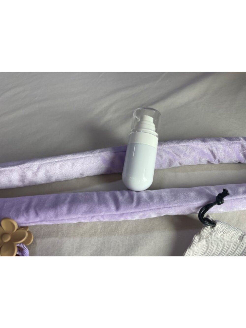 Heatless Hair Curler Bundle In Soft Lavendar Fabric - Picture 5 of 11
